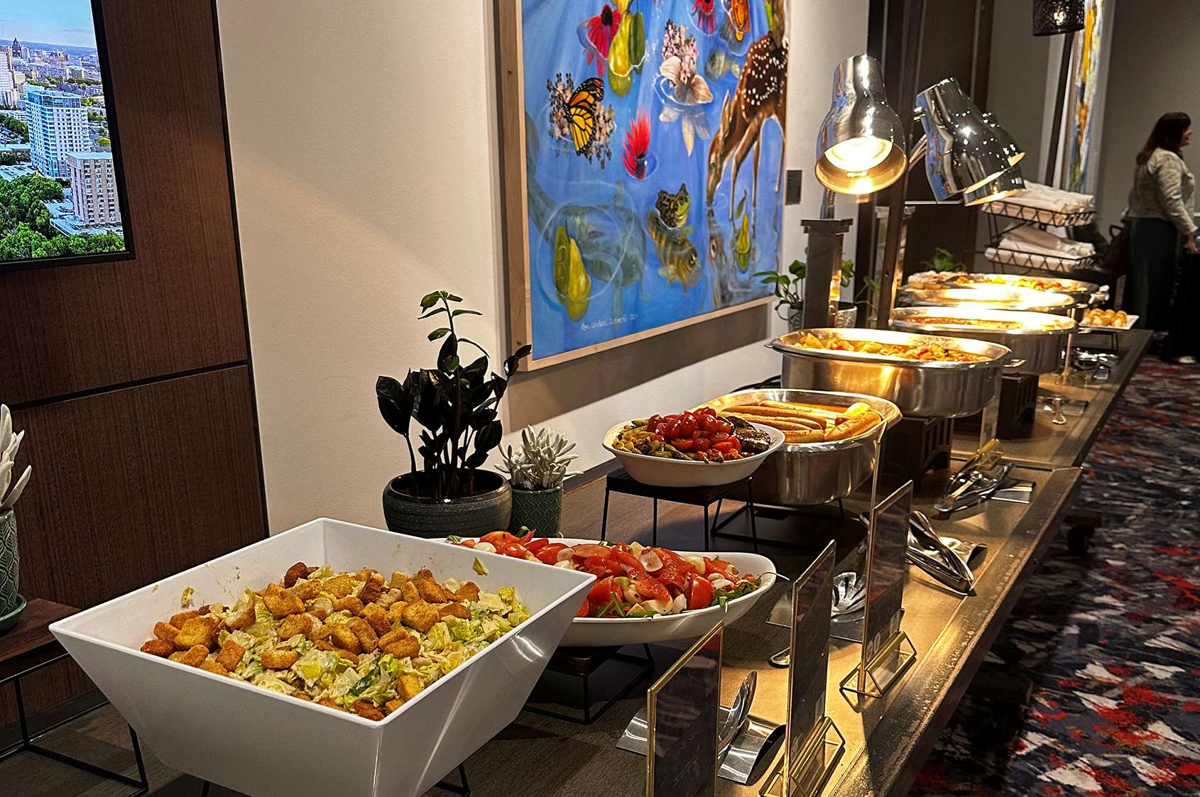 Wisconsin Endocrine Society Meeting food buffet