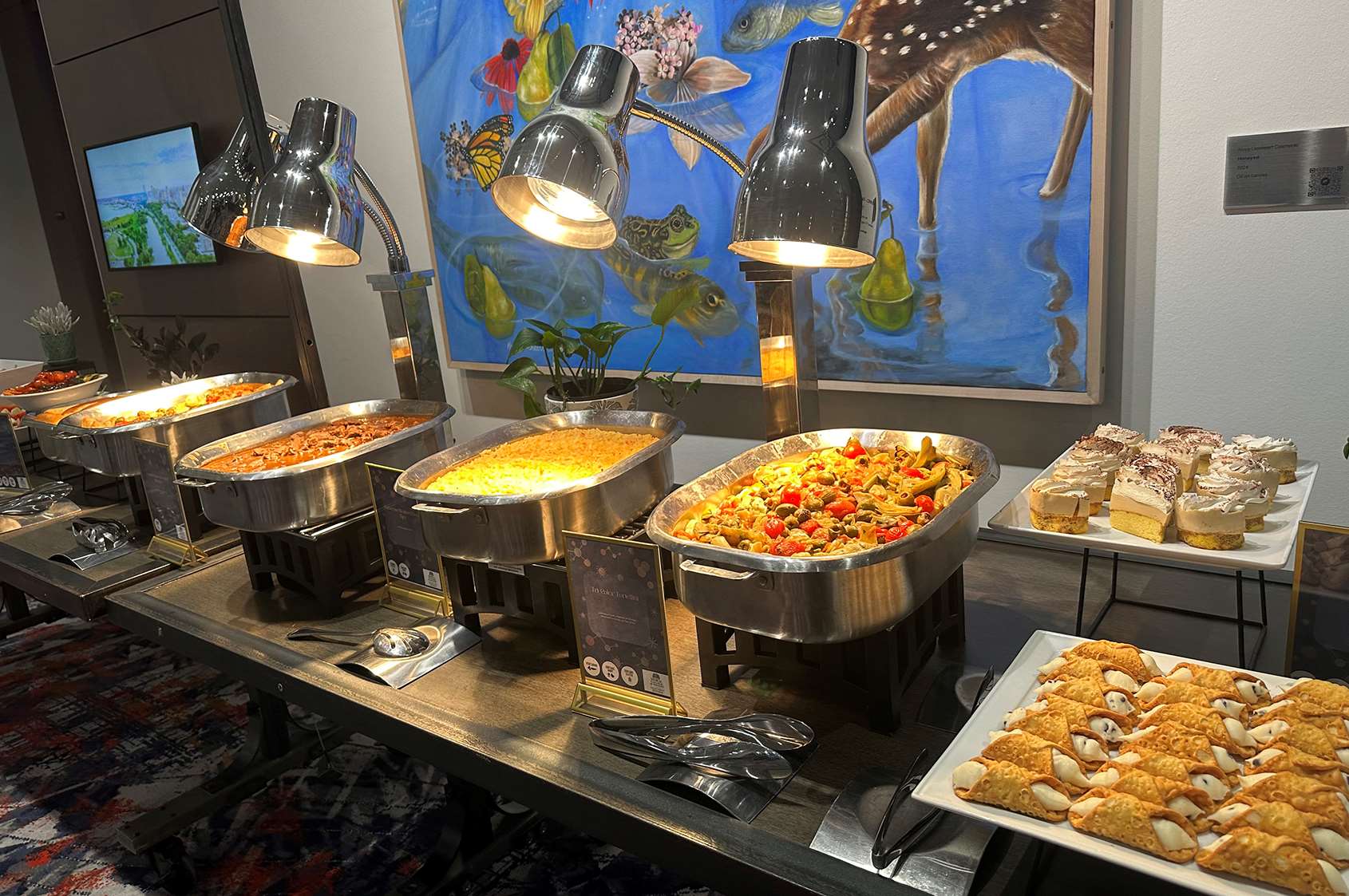 Wisconsin Endocrine Society Meeting food buffet