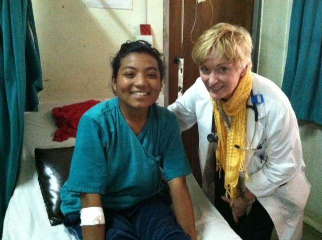 Dr Cohan in Nepal