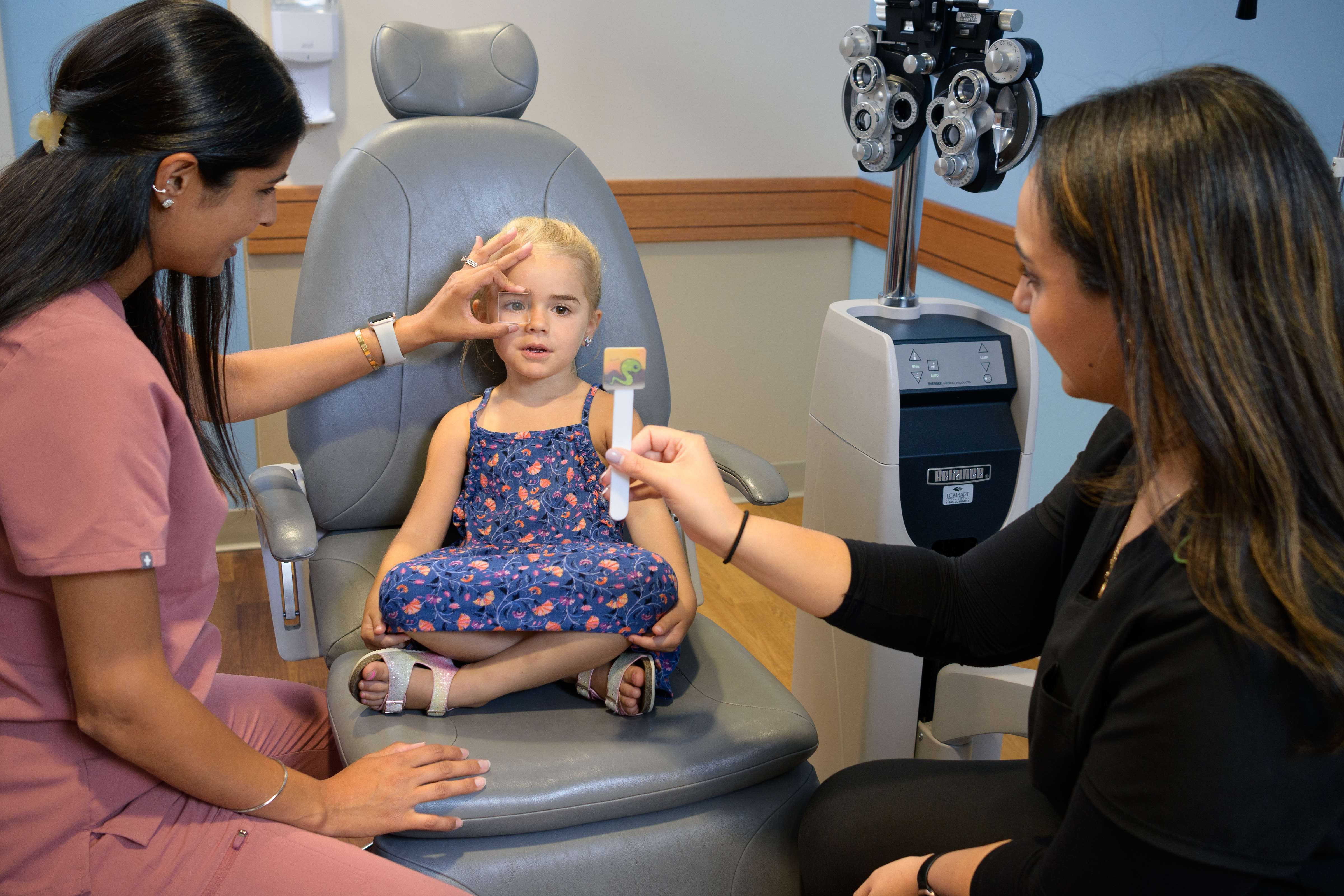 Pediatric optometry residency in clinic