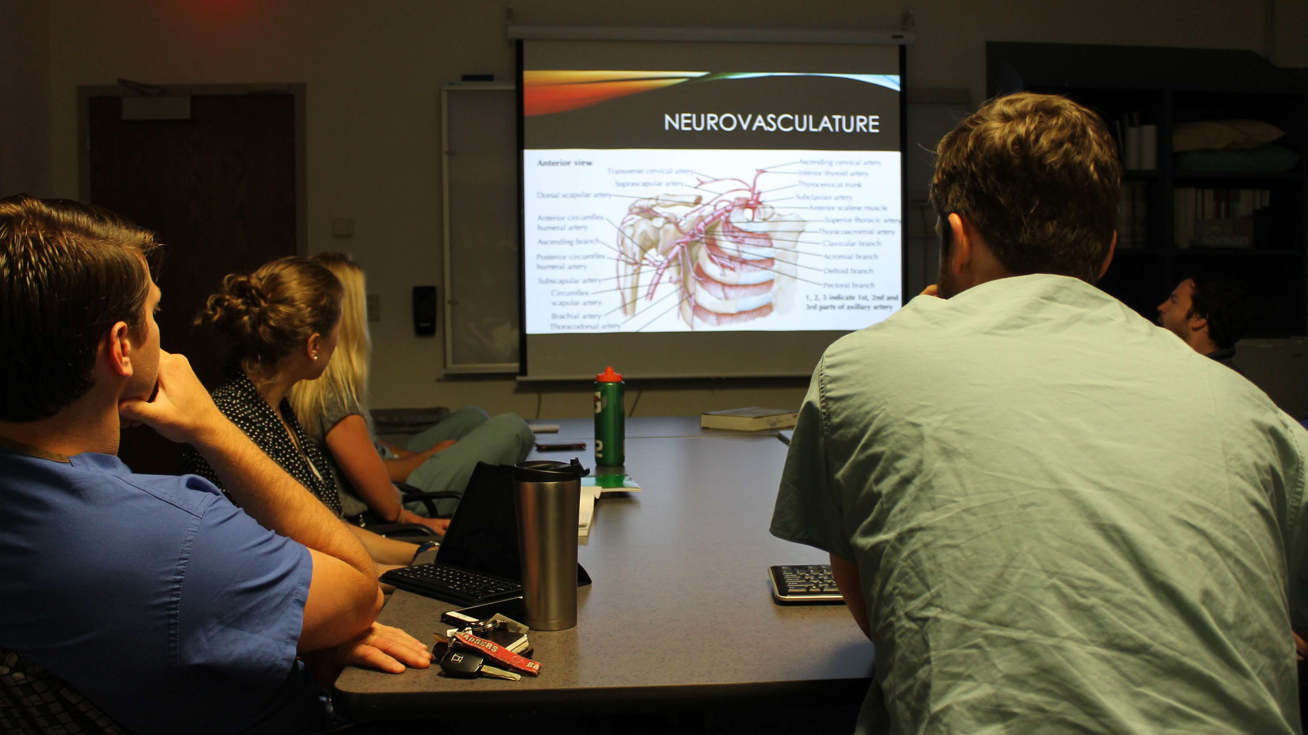 Orthopaedic Surgery Events learners looking at monitor