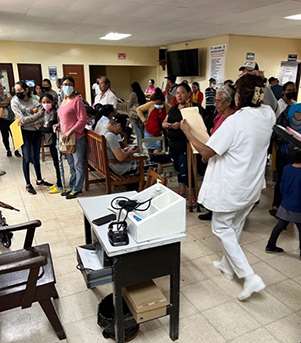 Hospital waiting room | Nicaraguan medical mission trip