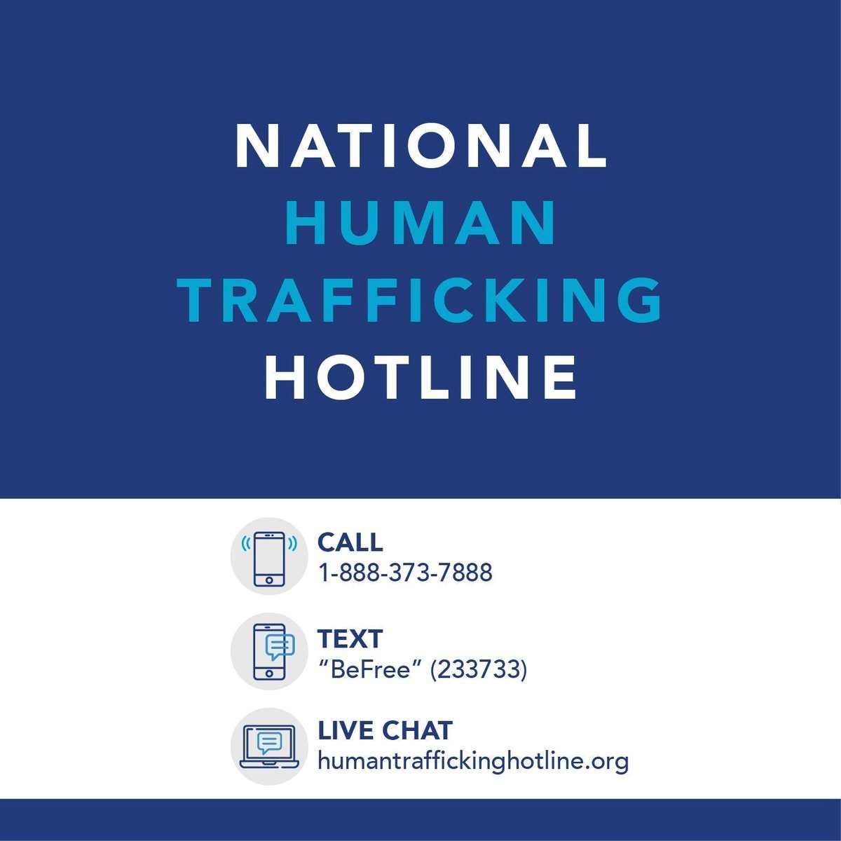 Natl Human Trafficking Hotline contact info