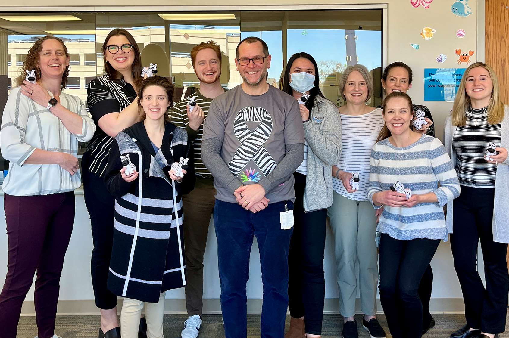 Stripes for Rare Disease Day 2025 (group 1)