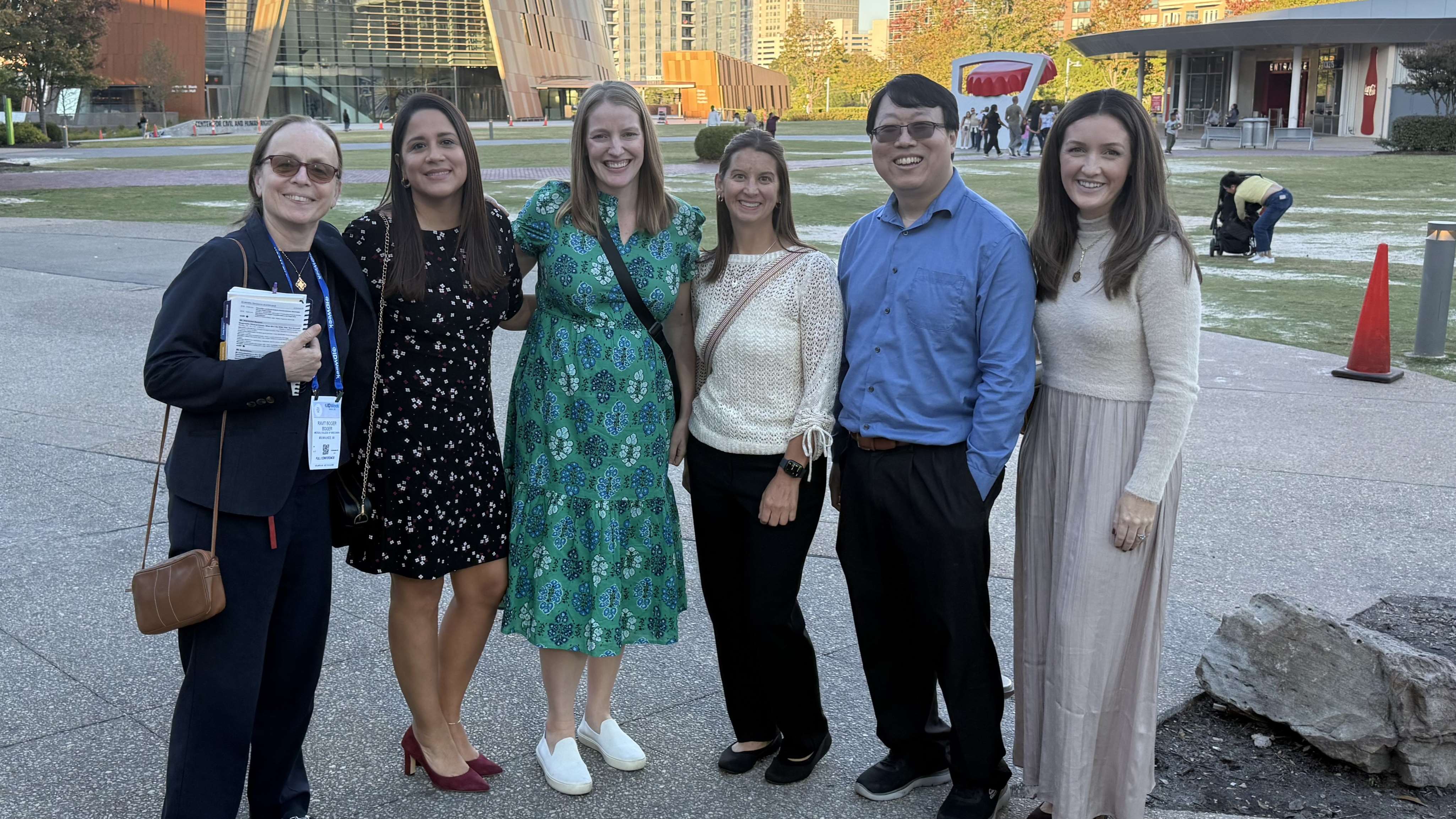 MCW pediatric infectious diseases fellows at a conference
