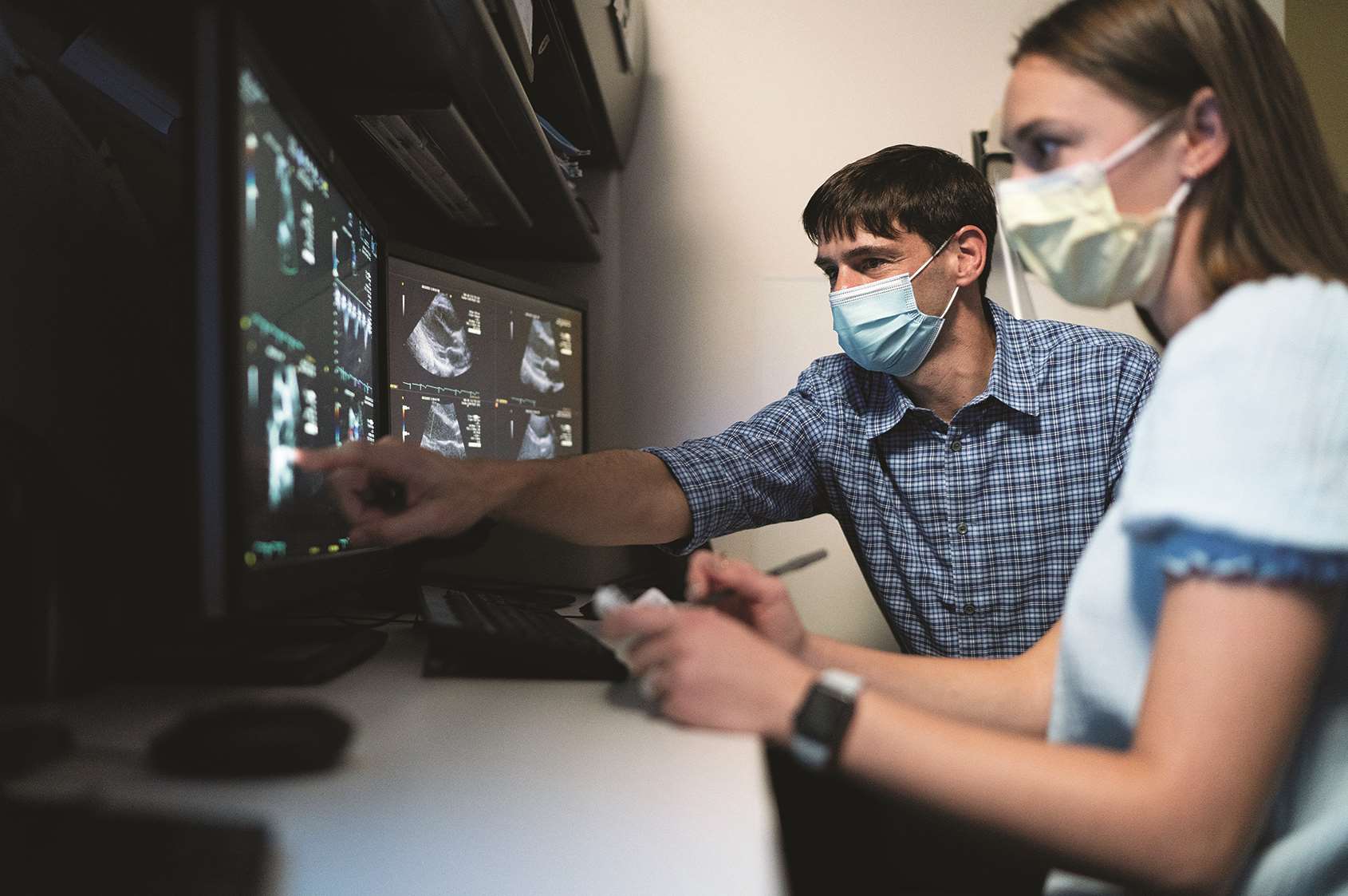 Scott Cohen, MD, and Melanie Parent, NP