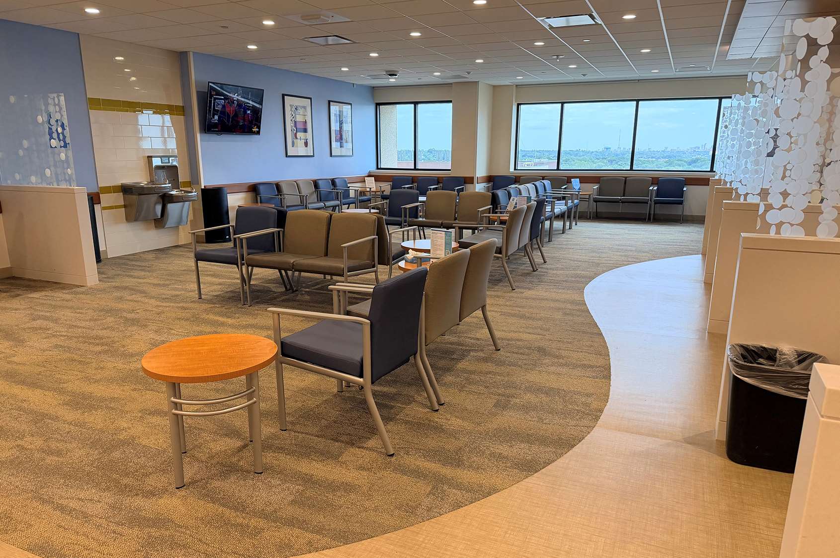 Seventh floor waiting room
