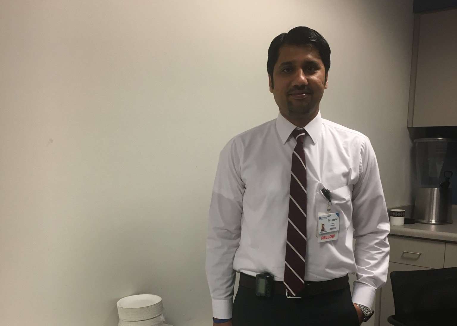 man standing in room