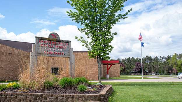 Chippewa Falls Middle School building