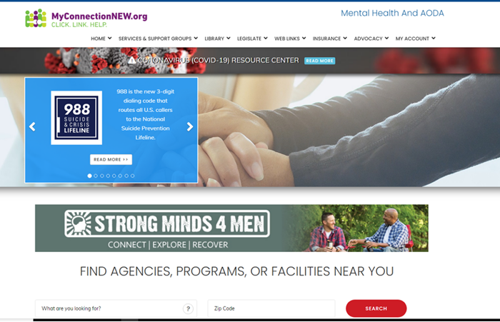 Strong Minds 4 Men website