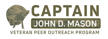 Captain John D. Mason Veteran Peer Outreach Program logo