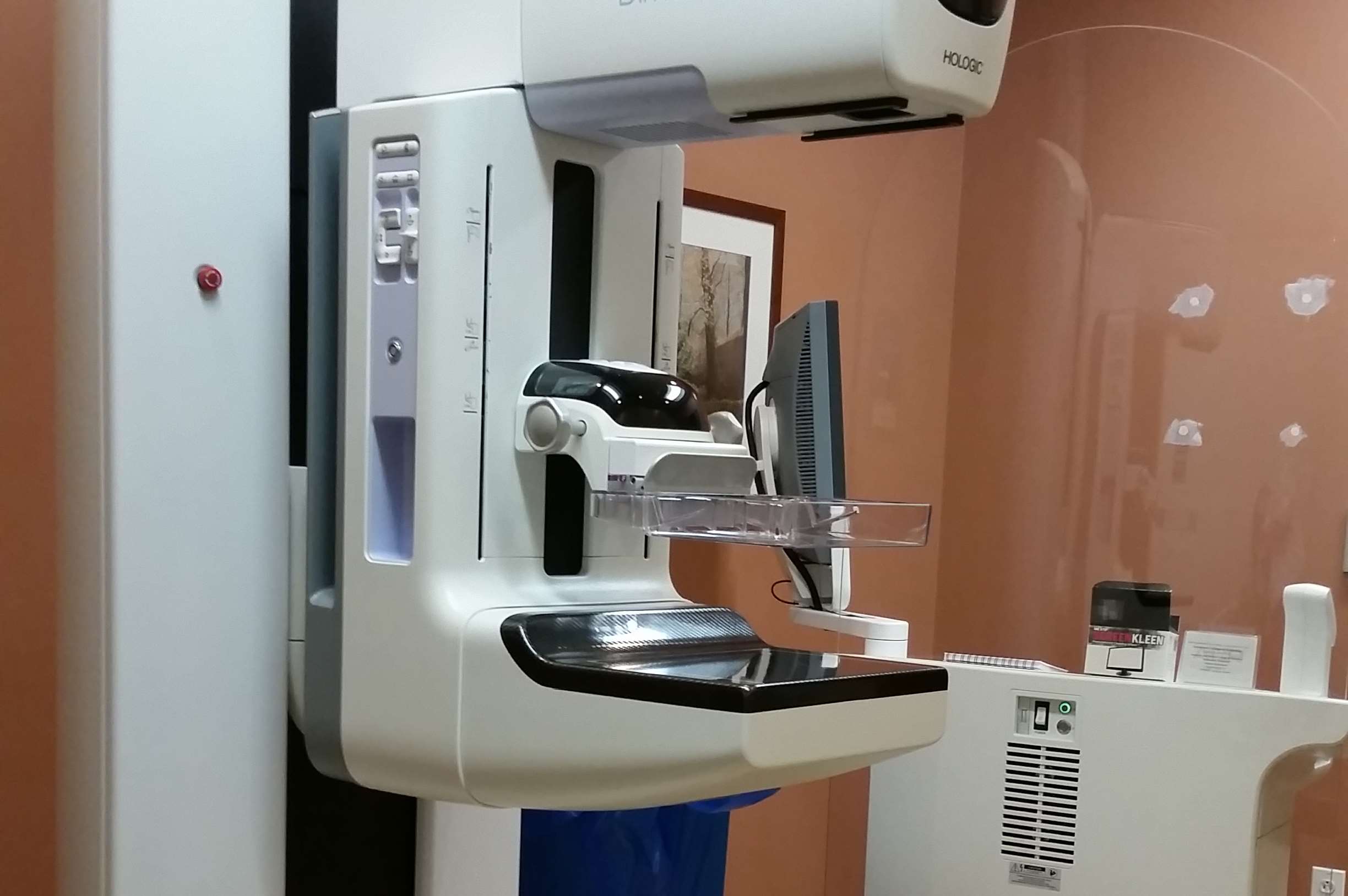 Mammography imaging equipment
