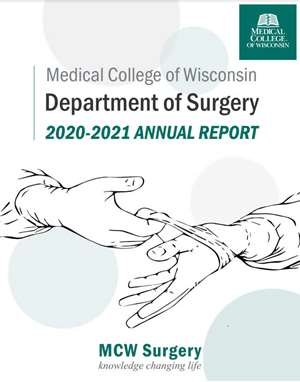 2020-2021 MCW Dept of Surgery Annual Report (cover page)