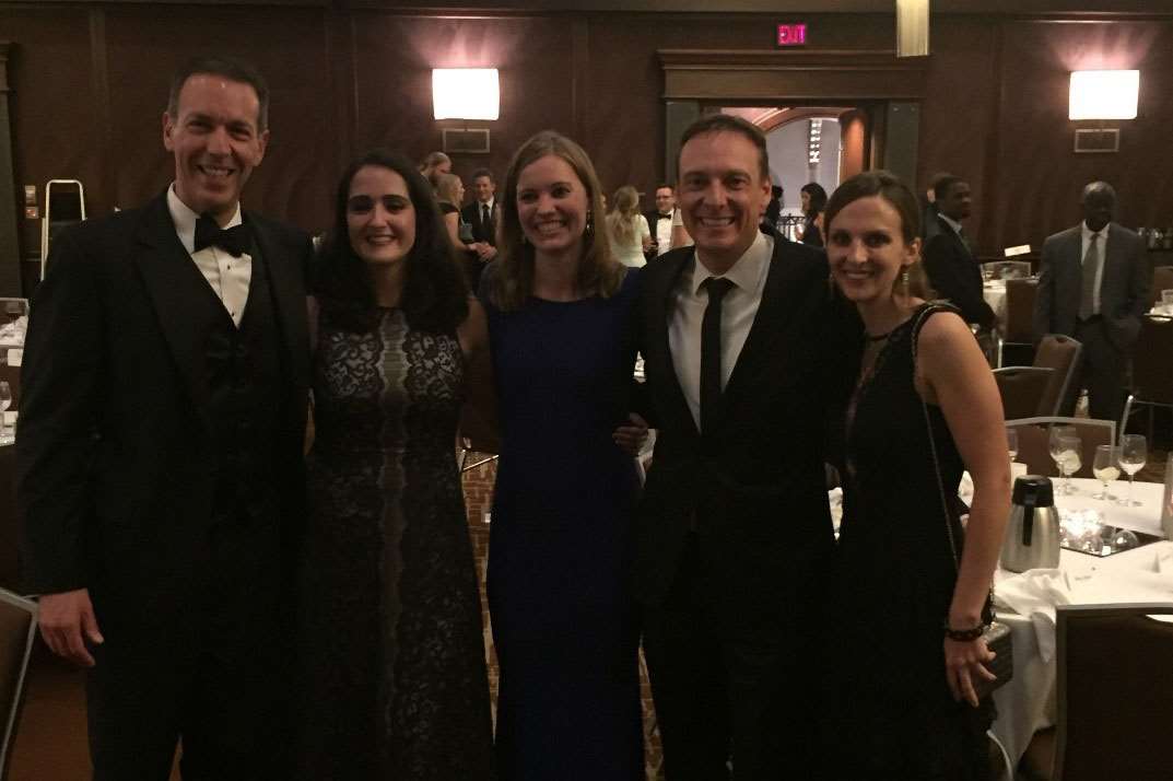 MCW Resident/Fellows Graduation Dinner 2017 (Drs. Goldblatt, Higgins, Lak, Kastenmeier, and Kindel left to right)