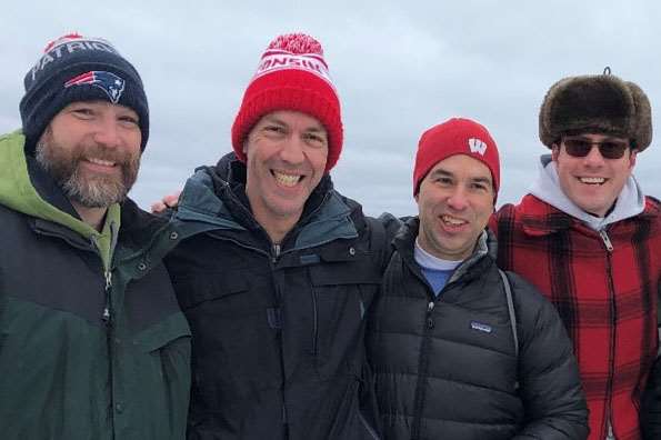 Lake Michigan Polar Bear Plunge 2019 (Steven Kindel, Dr. Goldblatt and Gould, Joe Lak)