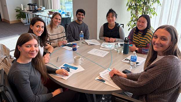 MCW General Surgery residents in conference room