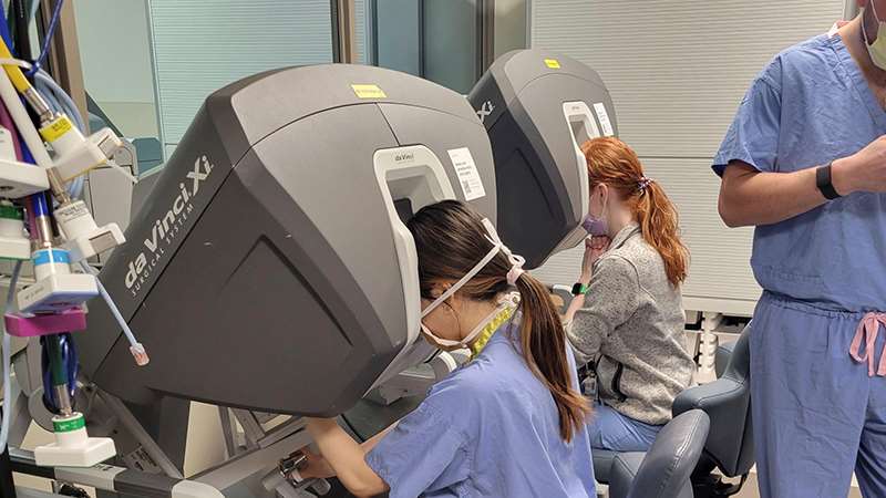 MCW general surgery residents robotics training