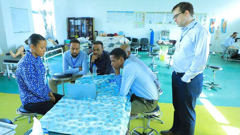 Didactic session at Hawassa University, Ethiopia