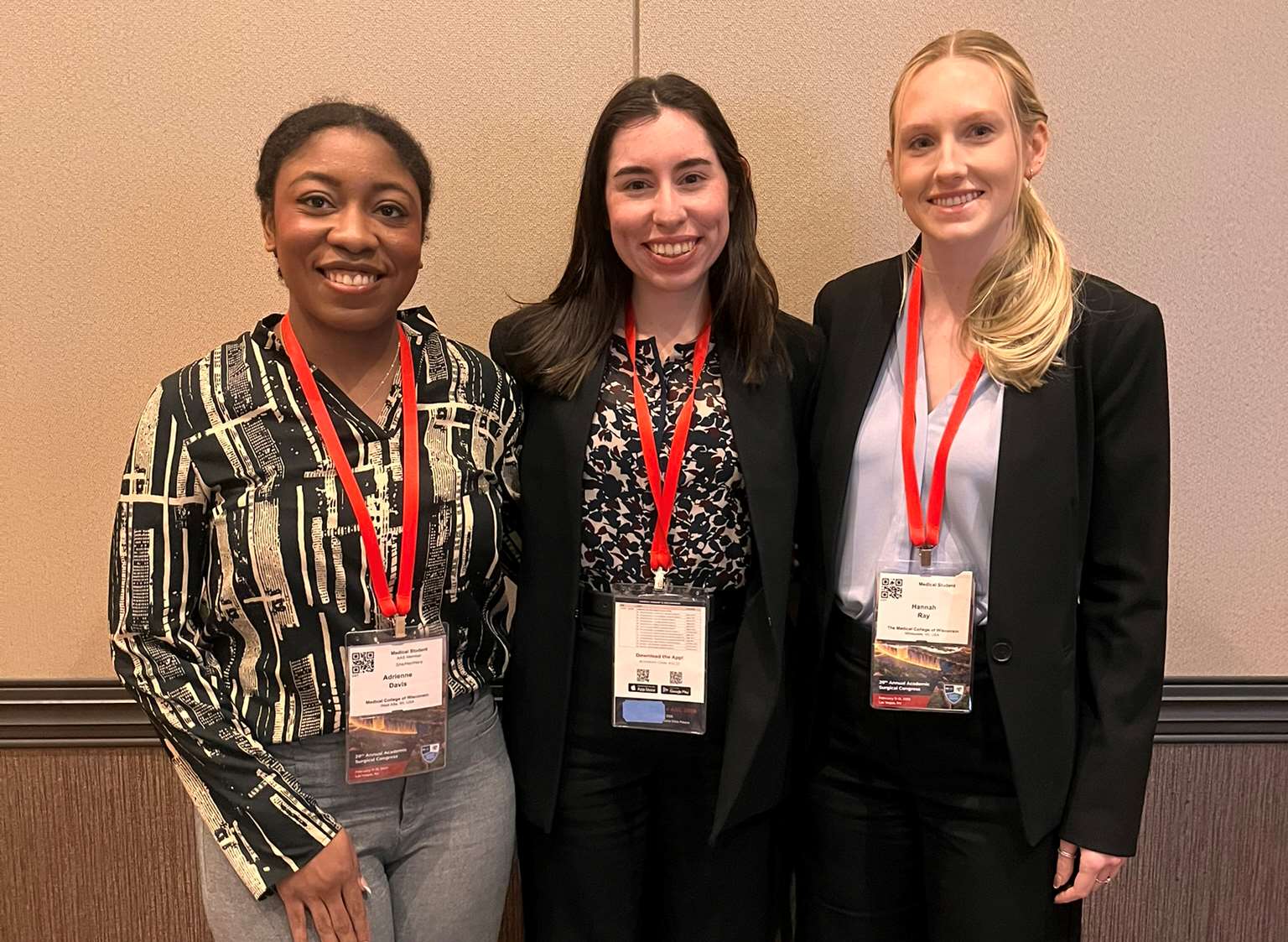 (l-r) Adrienne Davis, Lauren Cohen, Hannah Ray