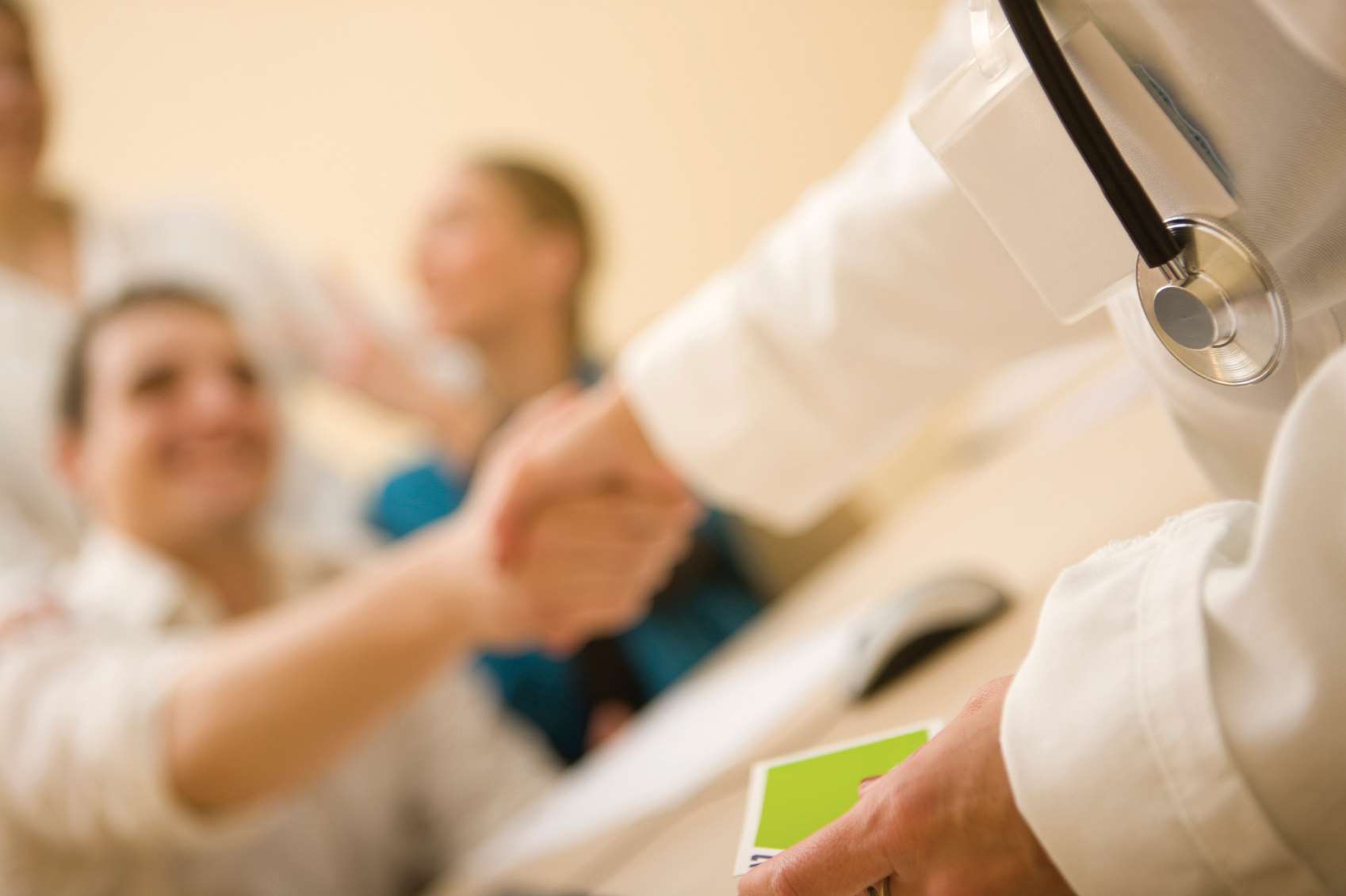 doctors shaking hands