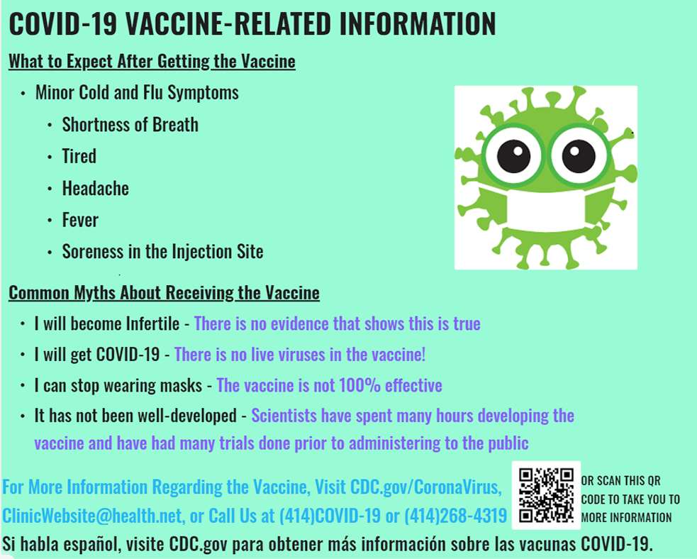 MCW IPE student team created vaccine hesitancy information