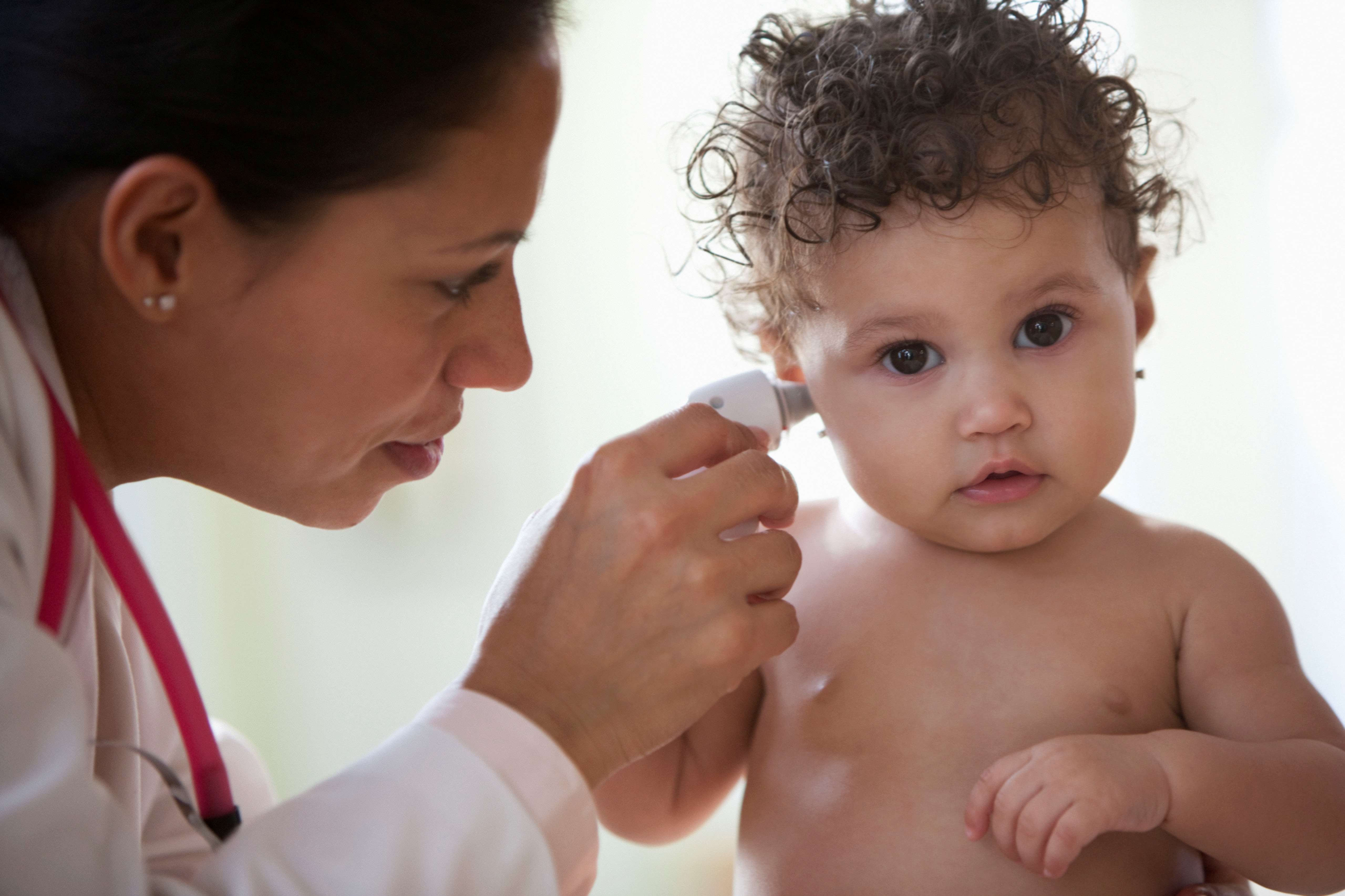 Baby Physician F Ear Exam