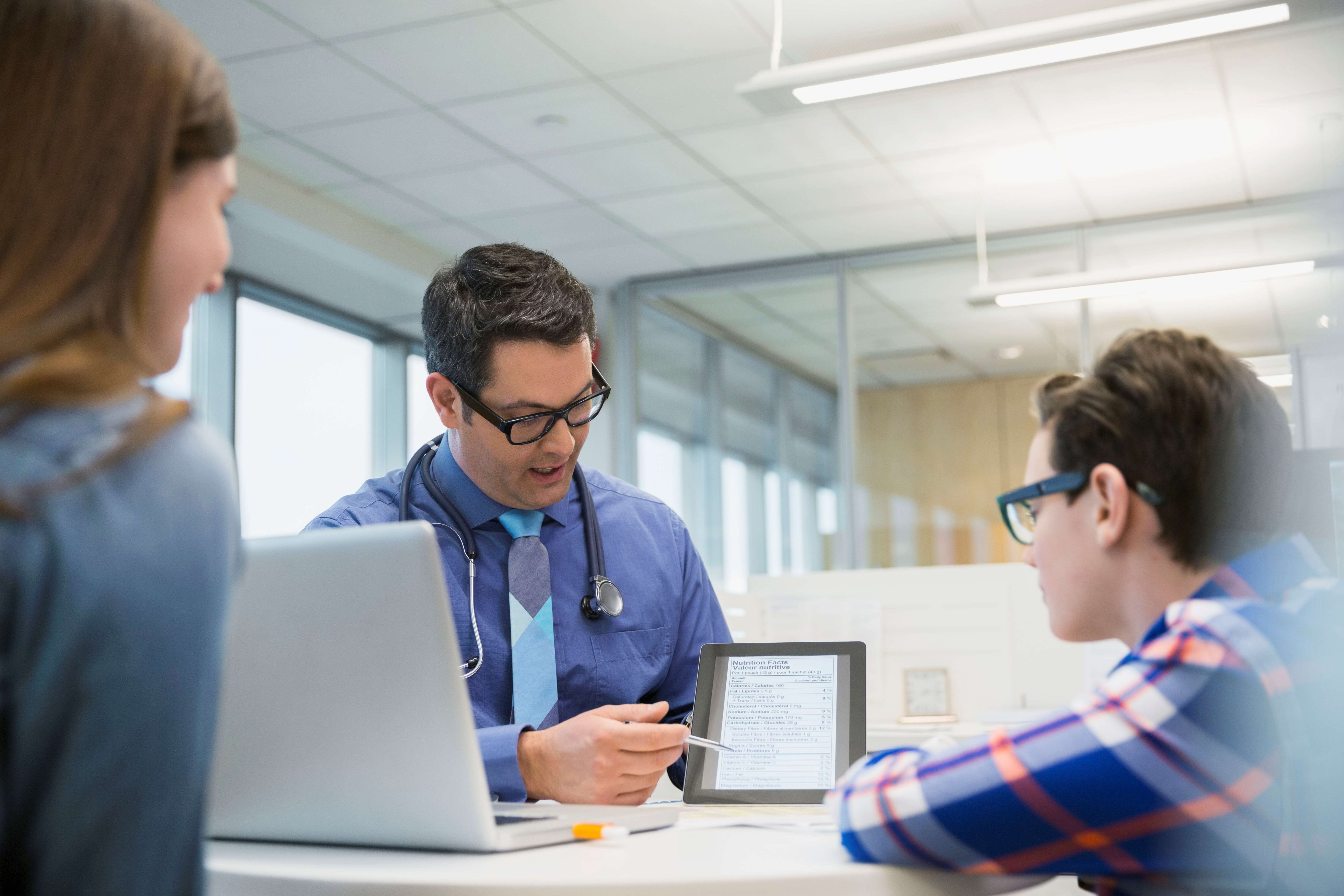 Physician M Adolescent Patient M Table