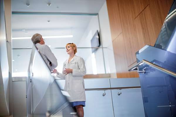Physicians on Stairs