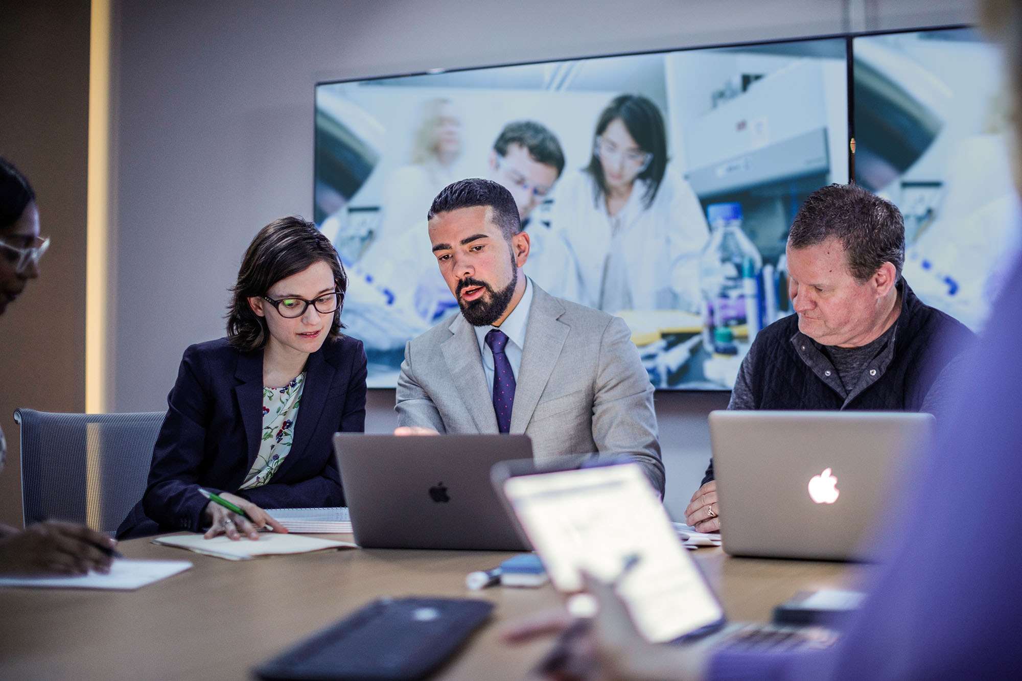 Physician Staff Collaborate Conf Room