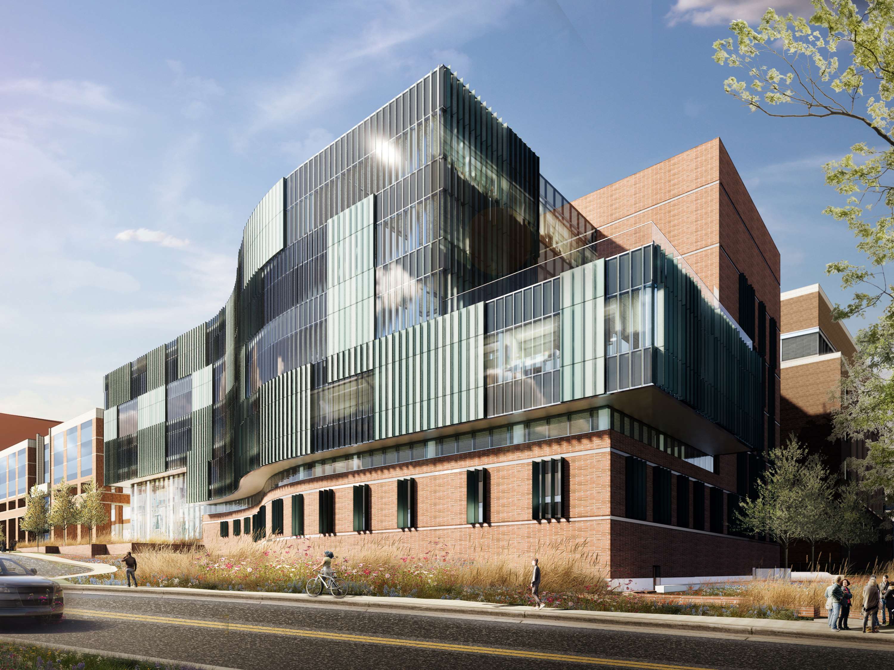 MCW Cancer Research Building Rendering