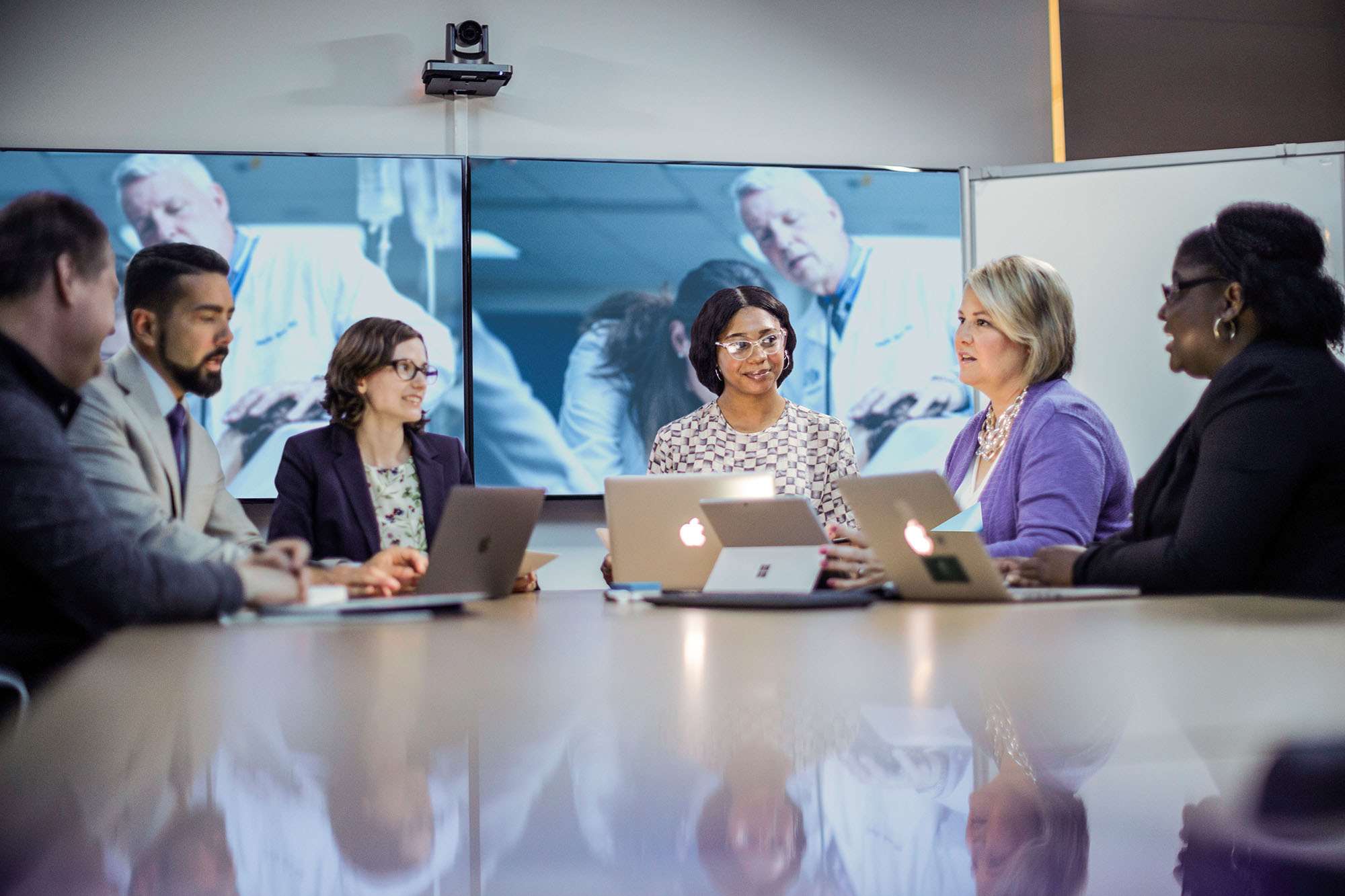 Staff Collaborate Conference Room