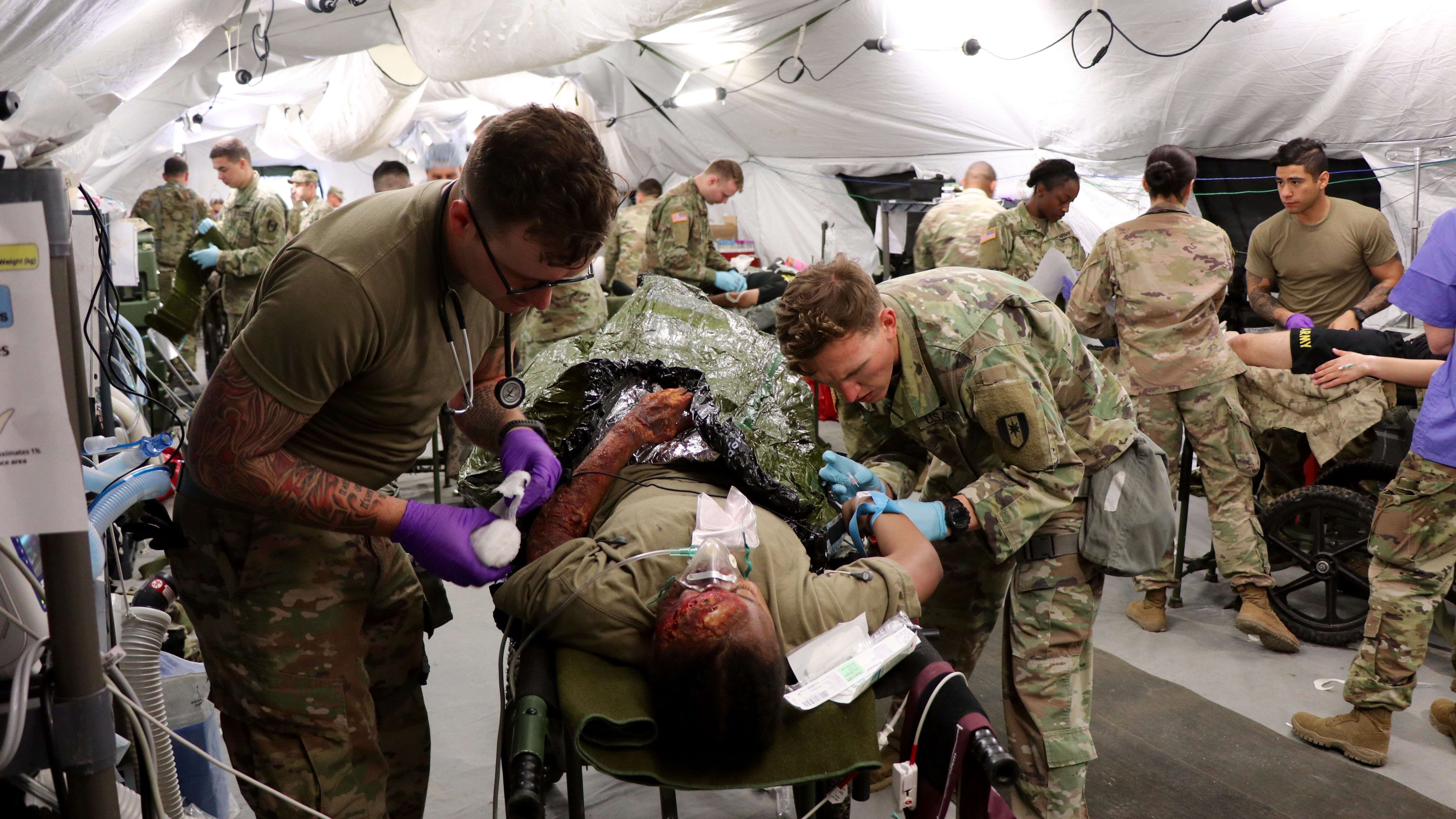 Military Medical Tent photo